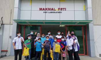 Lawatan Pelajar-pelajar Rumah Kanak -Kanak Tengku Ampuan Fatimah ke Makmal FSTI